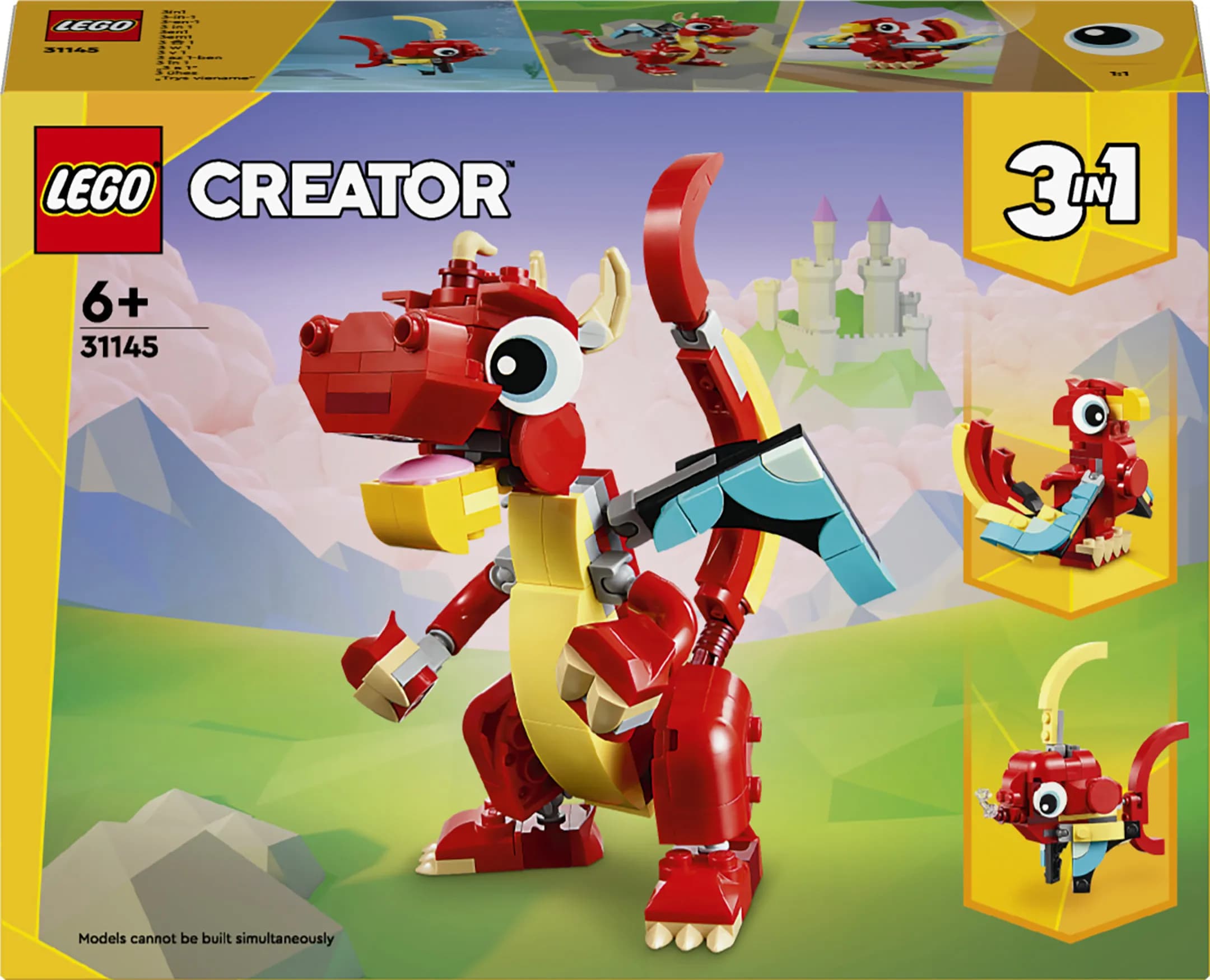 LEGO Creator Punainen lohikäärme 31145