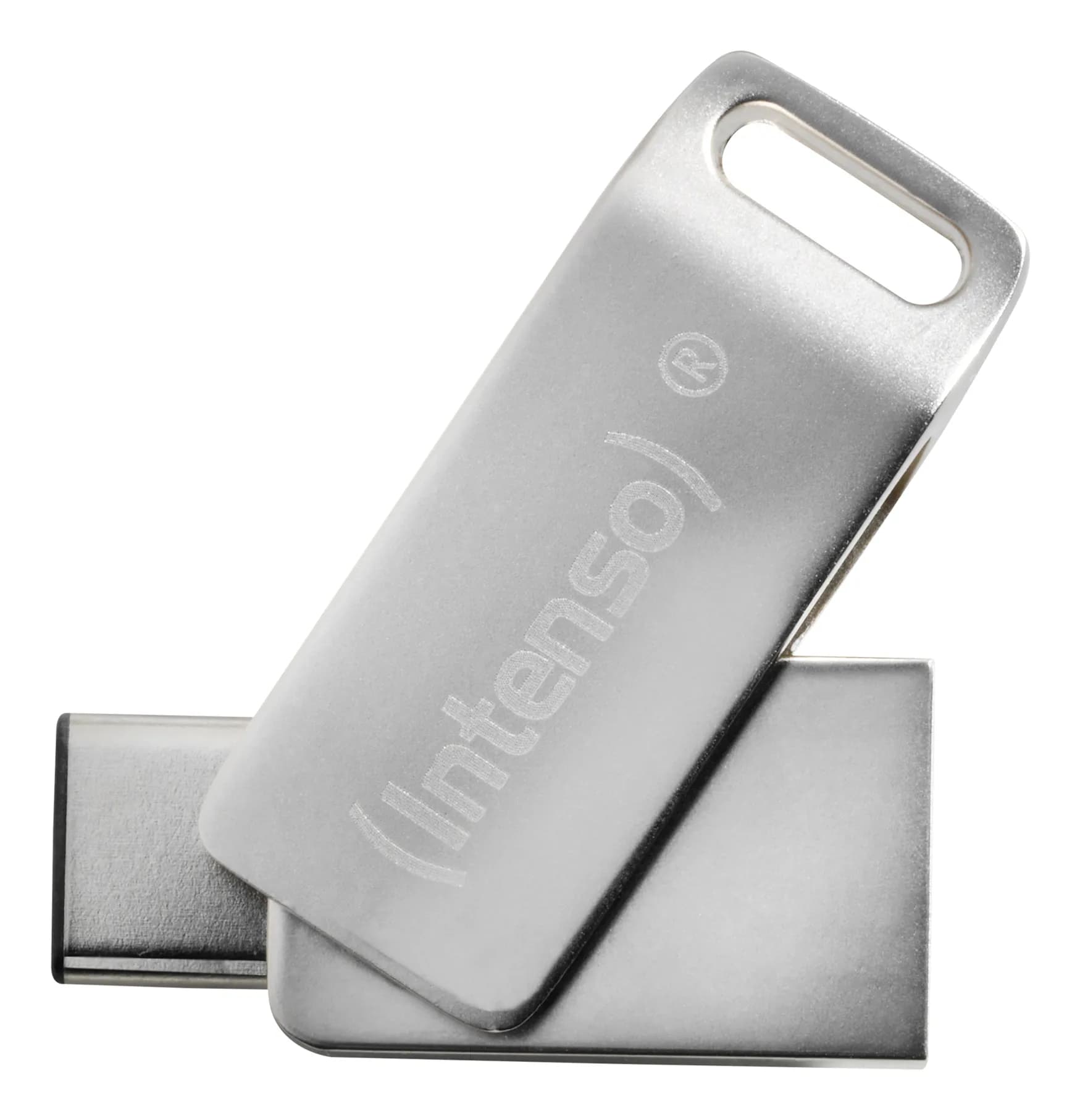 Intenso cMobile Line USB-A / USB-C 3.2 Gen 1 32 Gt -muistitikku, hopea
