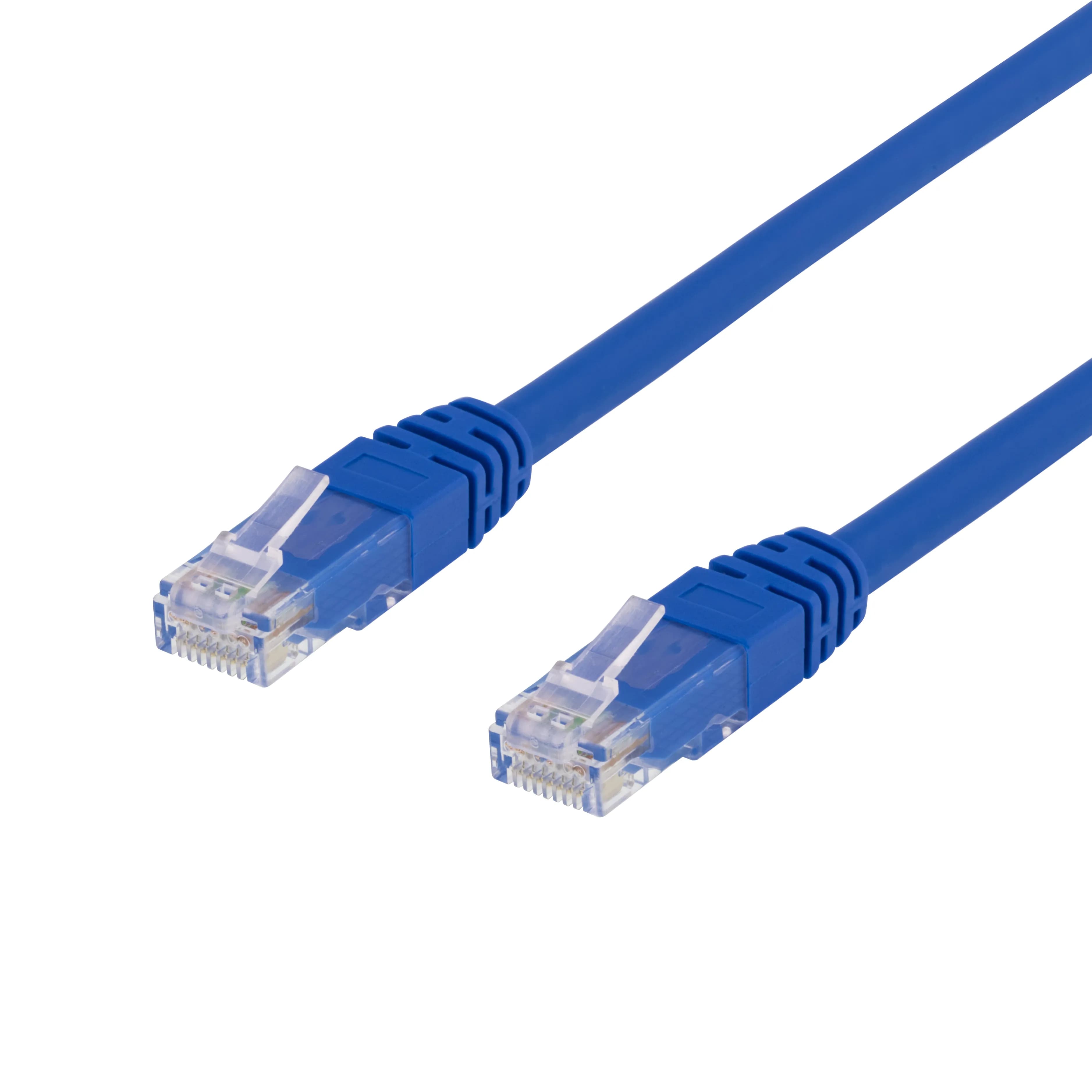Deltaco Cat6 U/UTP RJ45 0.75m -verkkokaapeli, sininen