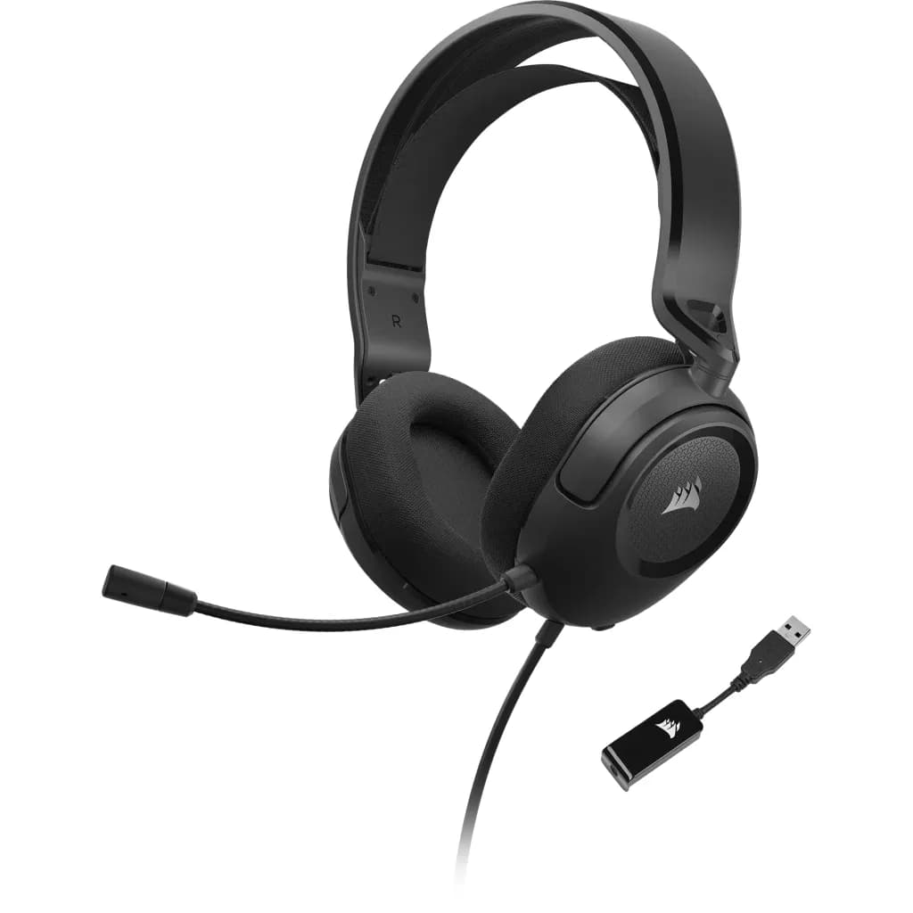 CORSAIR HS35 Surround v2 -pelikuulokemikrofoni + USB-sovitin, carbon