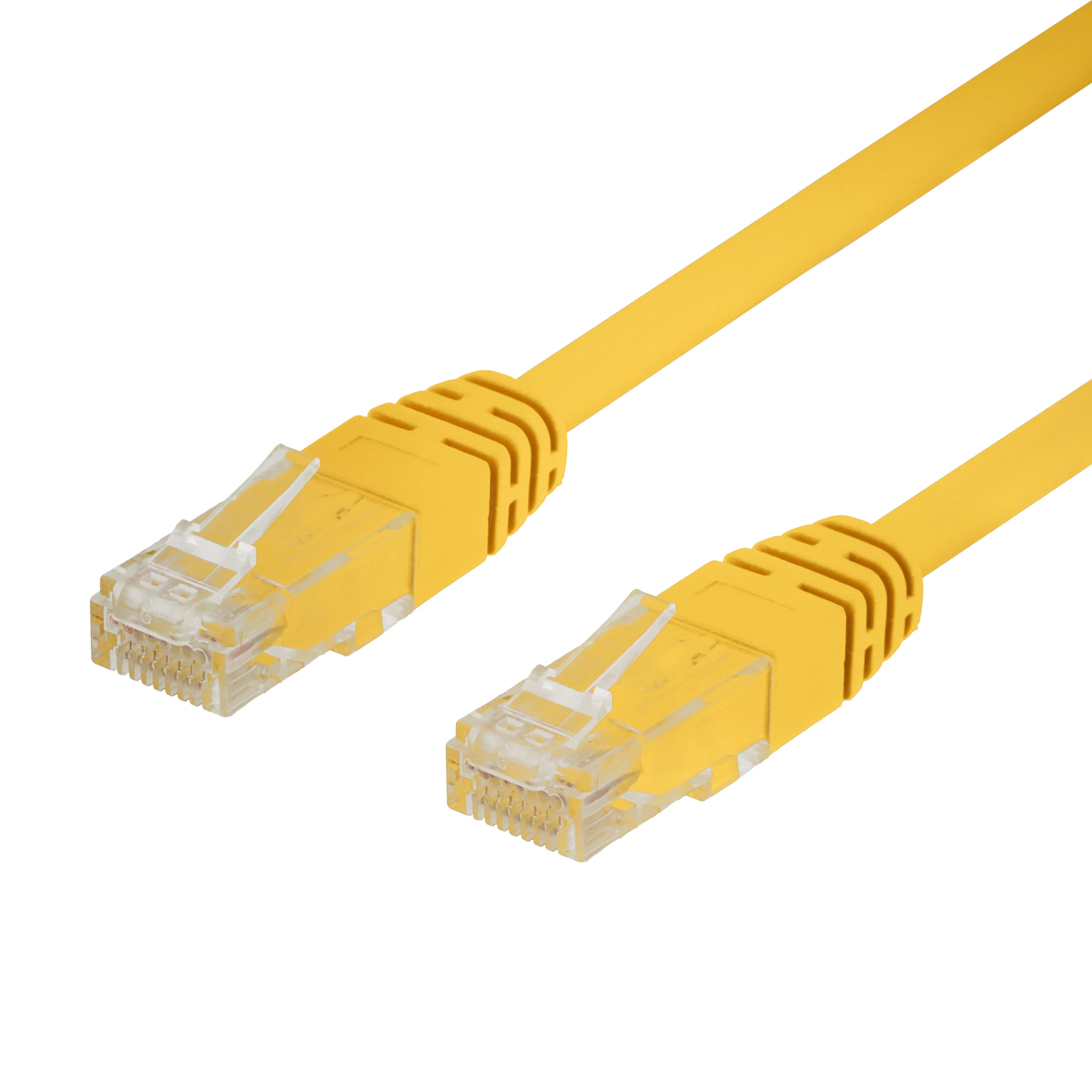Deltaco Cat6 U/UTP RJ45 0.3m -verkkokaapeli, keltainen