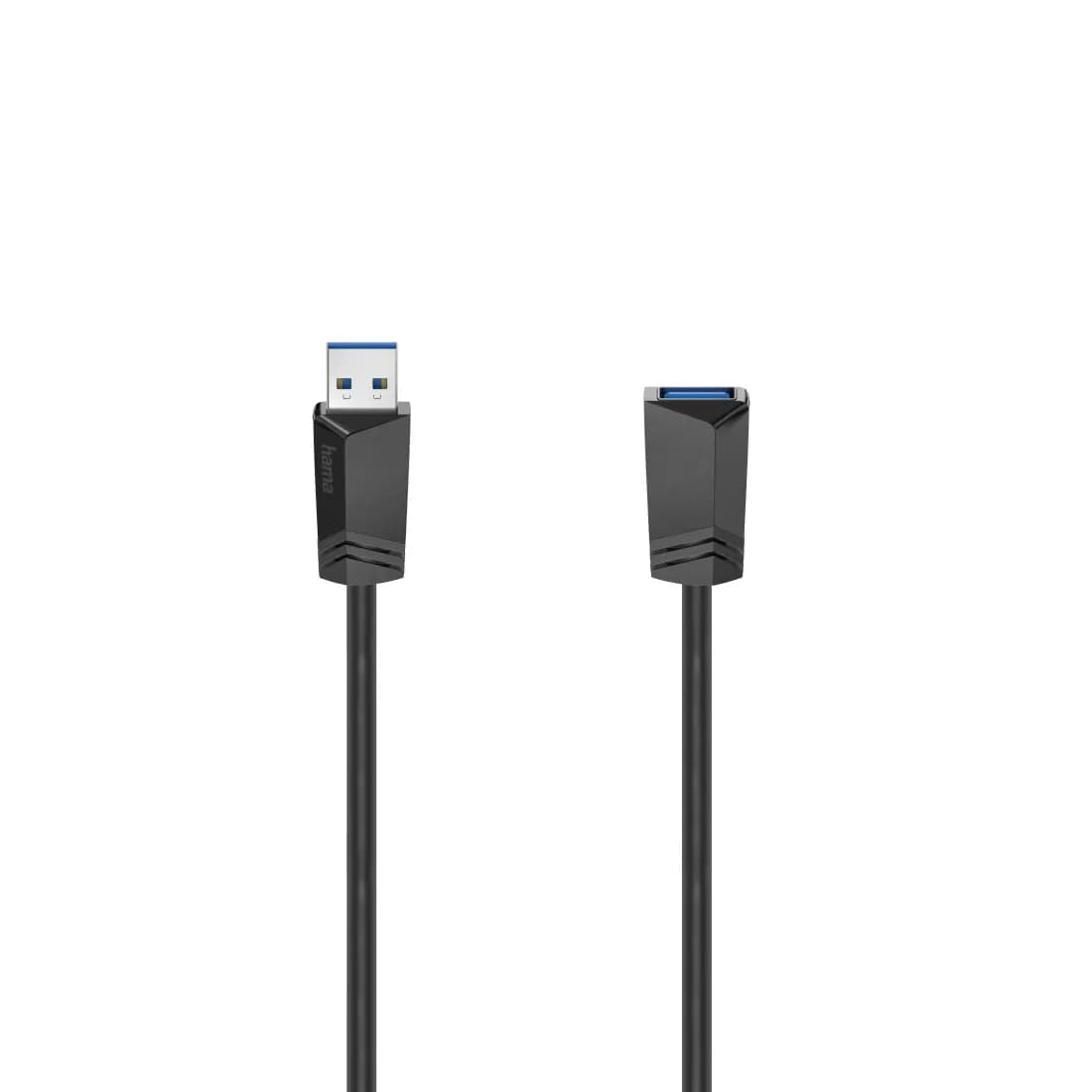 Hama USB 3.0 -jatkokaapeli, 1,5 m, musta