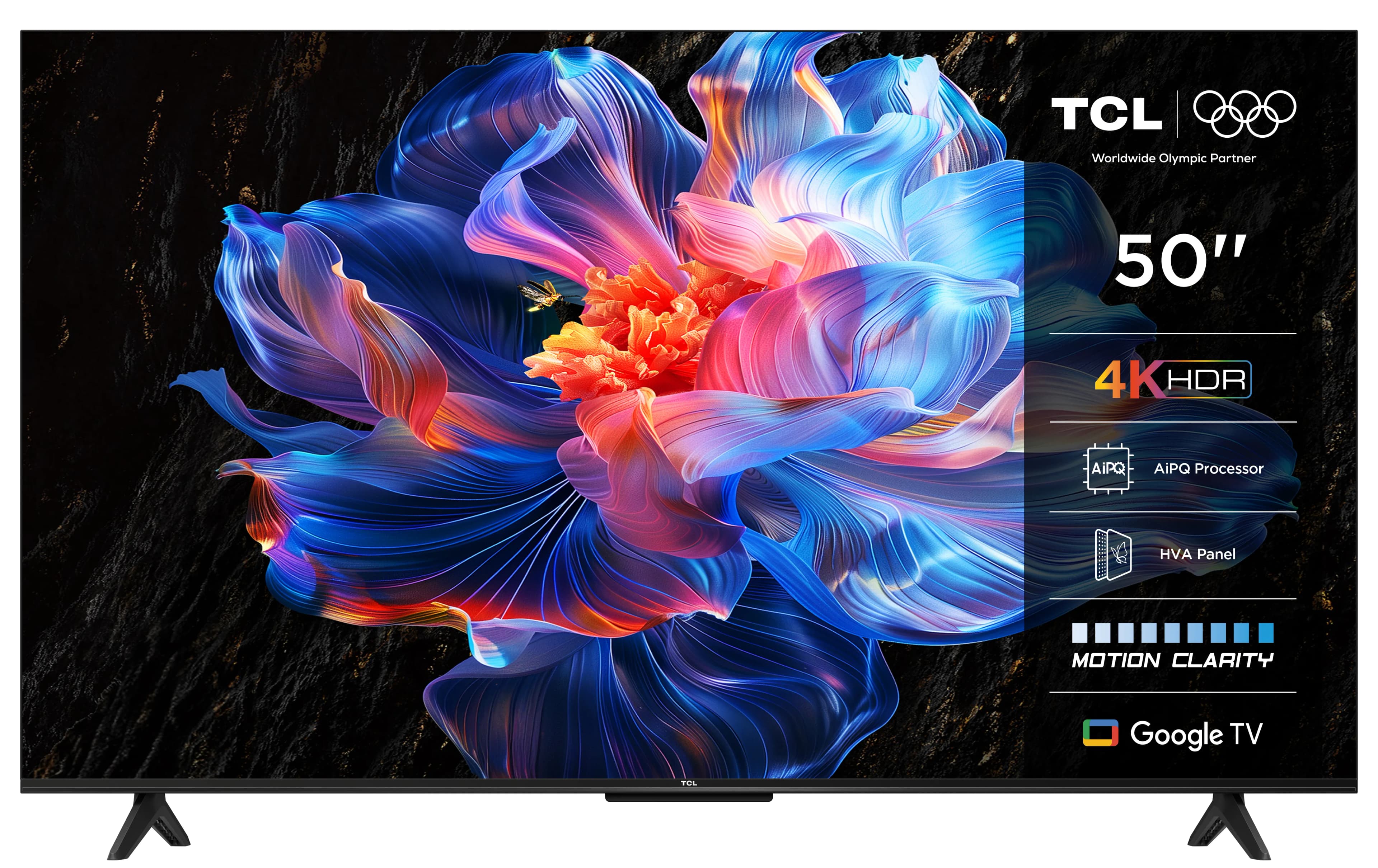 TCL P69K 50"" 4K LED Google TV, 60 Hz, HDR10+