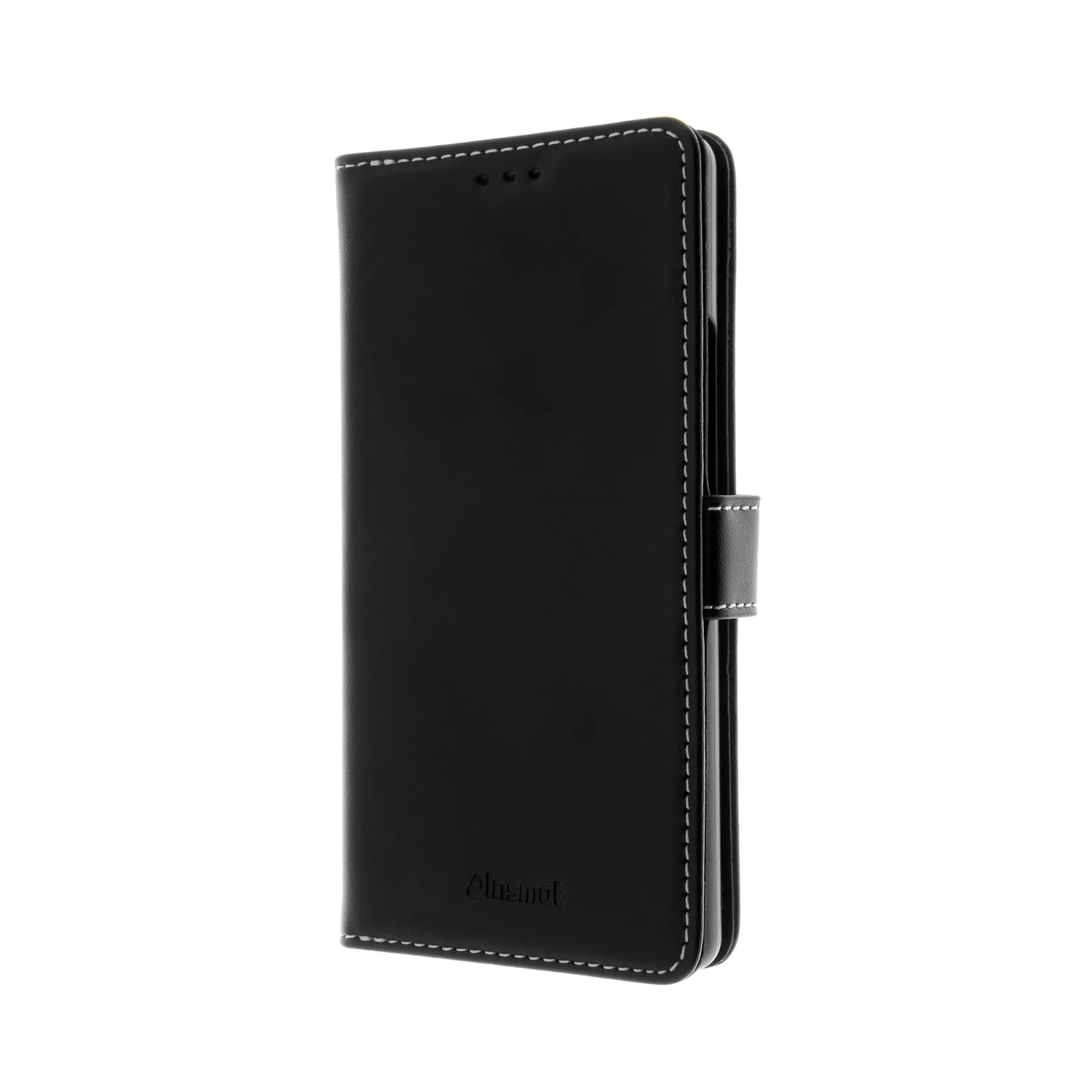 Insmat Flip Case, Google Pixel 7a -lompakkokotelo, Musta