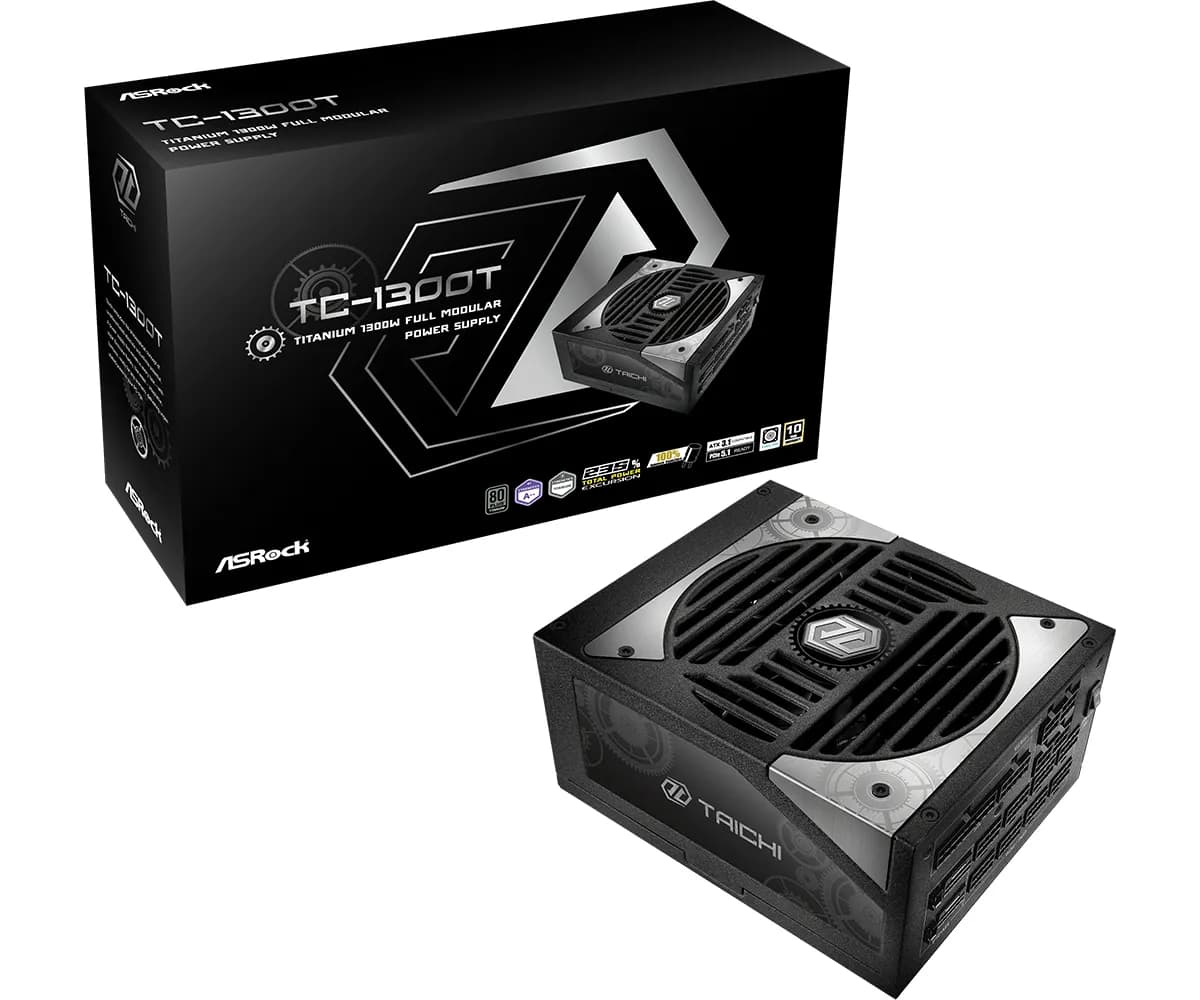 ASRock Taichi TC-1300T 1300W -virtalähde, 80 Plus Titanium