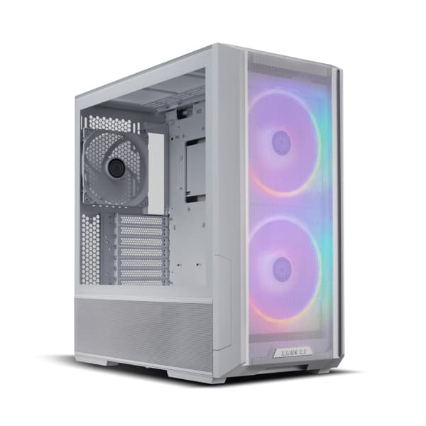 Lian Li LANCOOL 216 RGB -miditornikotelo ikkunalla, RGB-valaistuksella, valkoinen