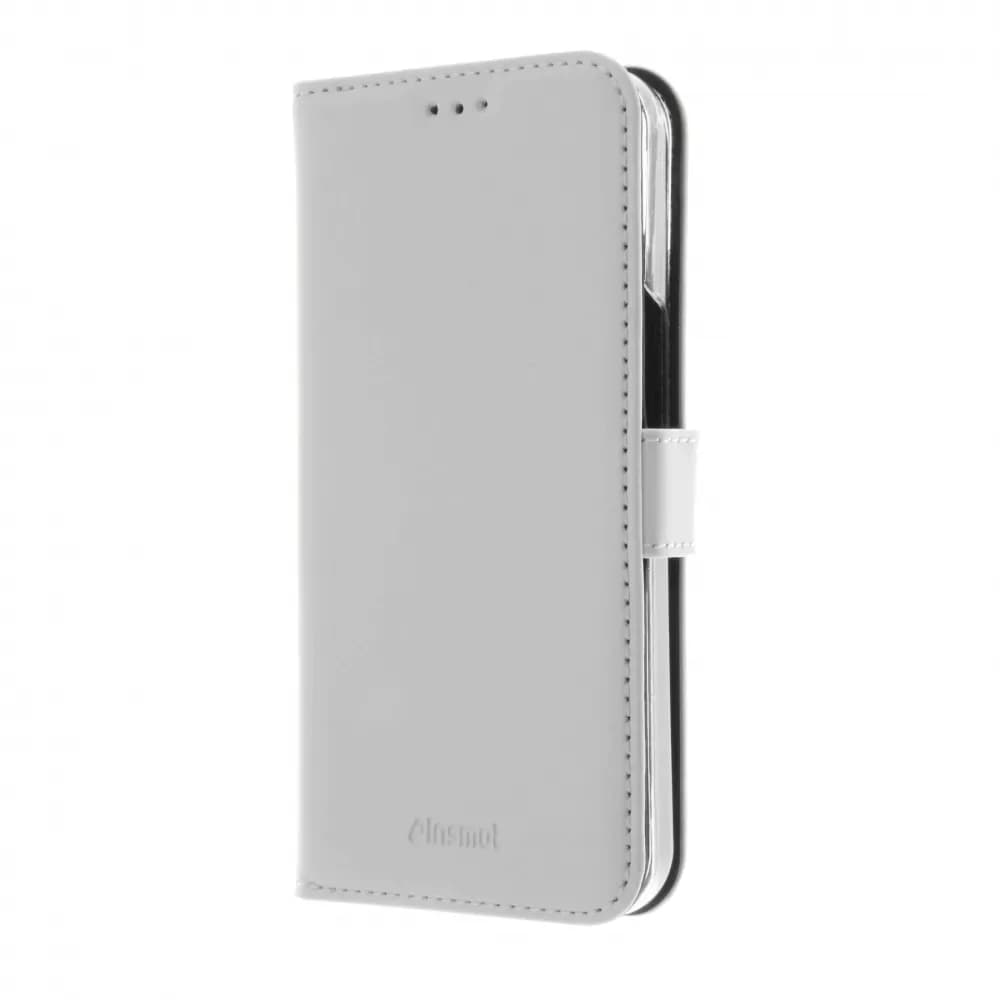 Insmat Flip Case, iPhone 14 Plus -lompakkokotelo, Valkoinen