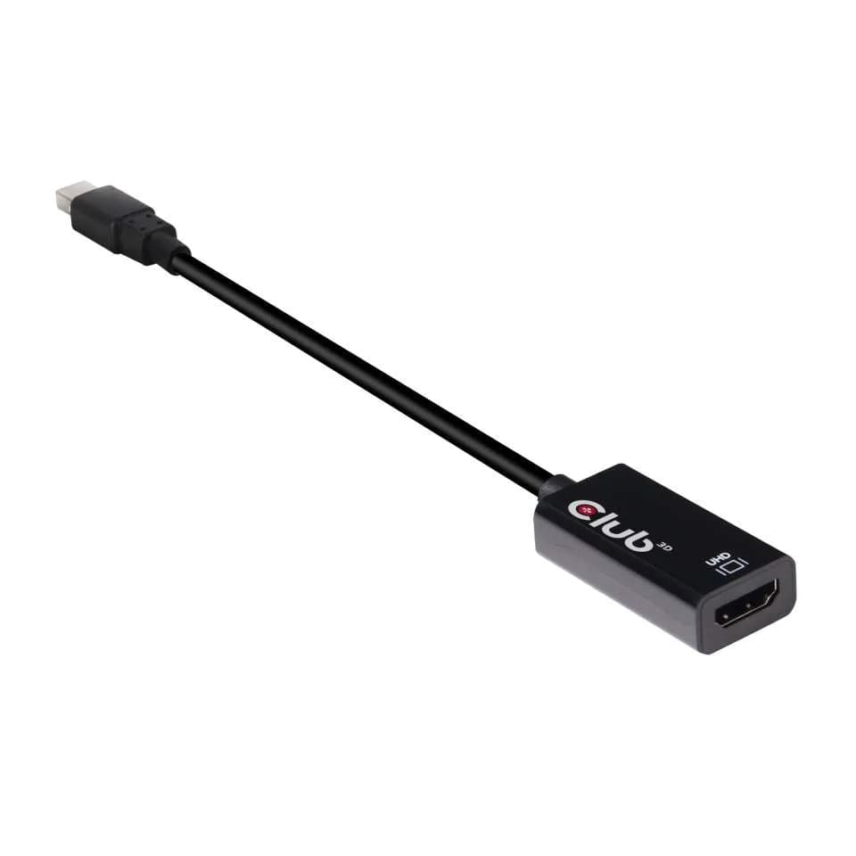 Club 3D mini DisplayPort – HDMI 1.4 -kaapeli, 0,165 m, Musta
