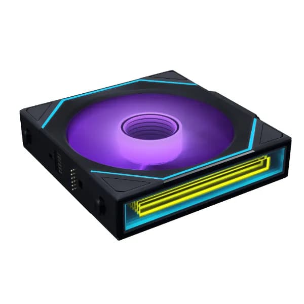 Lian Li UNI FAN SL-INFINITY Wireless Reverse Blade -kotelotuuletin, 140 mm, musta