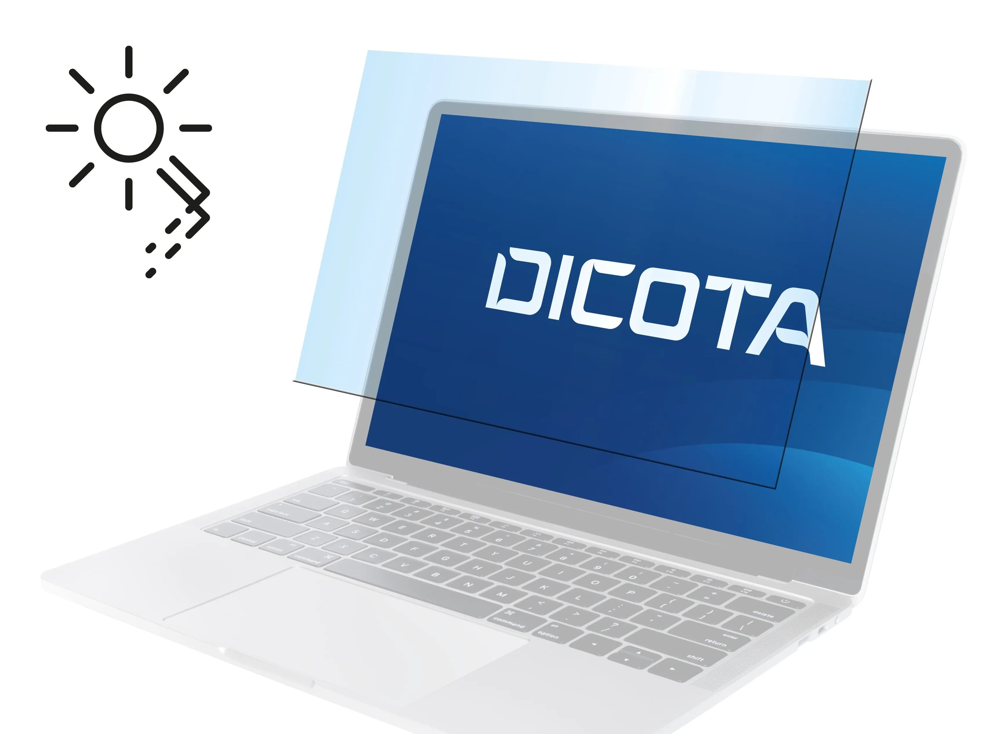 DICOTA 2-way 14"" -yleismallin magneettinen tietoturvasuoja, 16:9