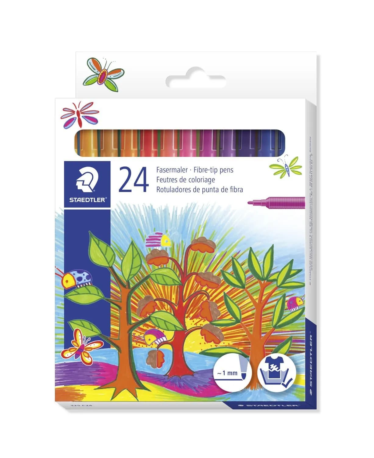 Fibre tip pen Noris Club 1,0mm ass (24)