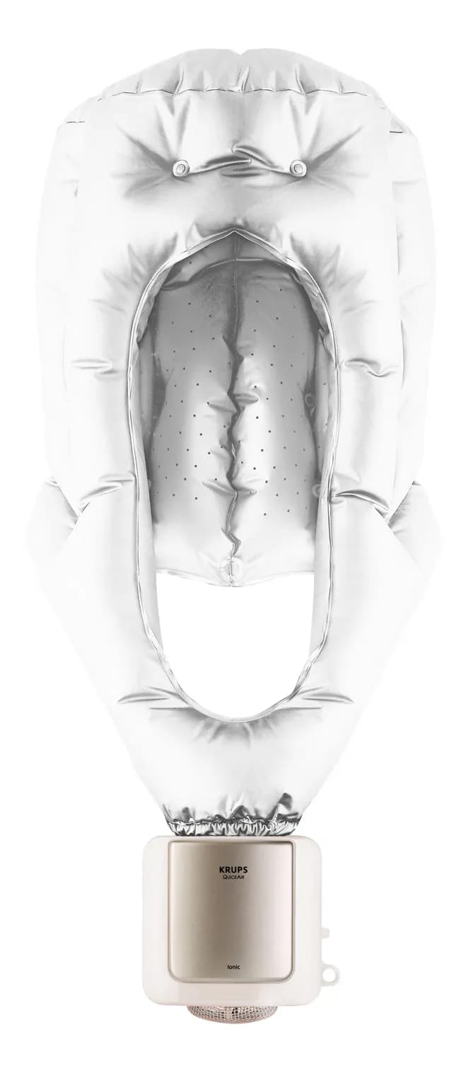 Krups CF6000 600 W Ionic Hood -hiustenkuivaaja, valkoinen