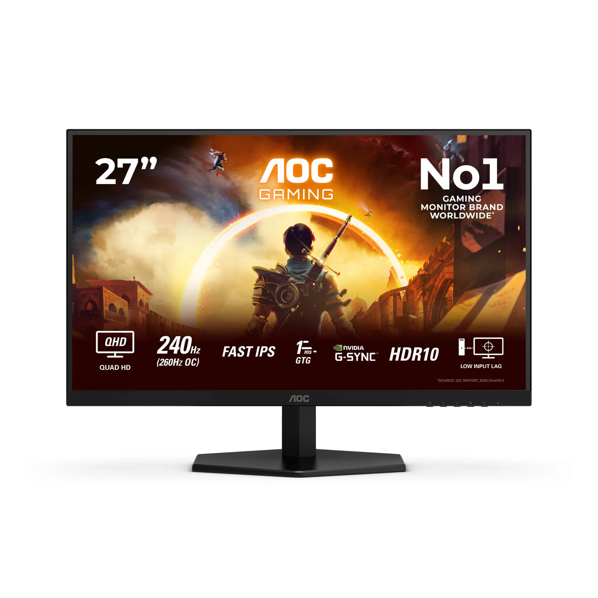 AOC Q27G42ZE 27"" QHD, Fast IPS, 240Hz -pelinäyttö