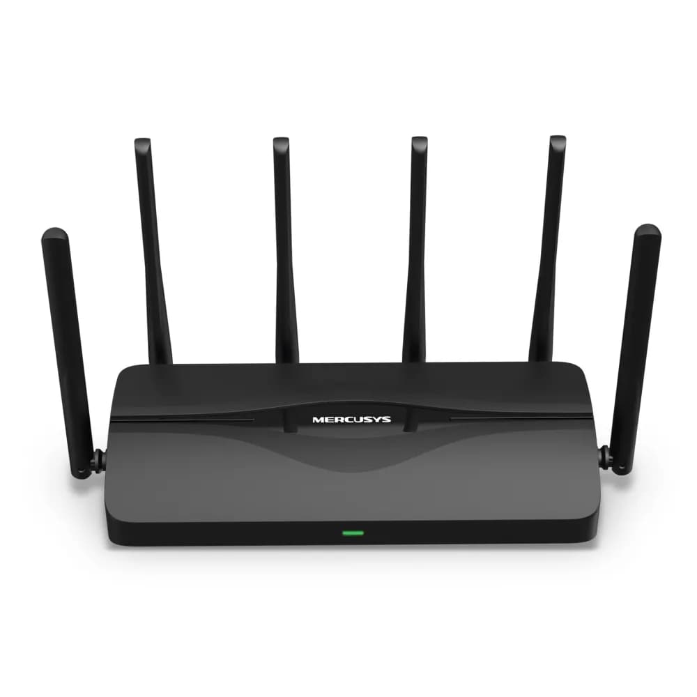 Mercusys MR47BE -reititin, Wi-Fi 7, BE9300, Tri-band, 2,5G WAN -portilla, musta