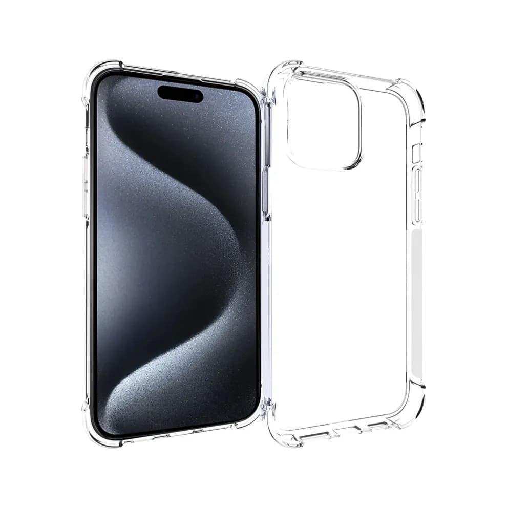 Insmat Impact Cover, iPhone 15 Pro Max -suojakuori, Läpinäkyvä
