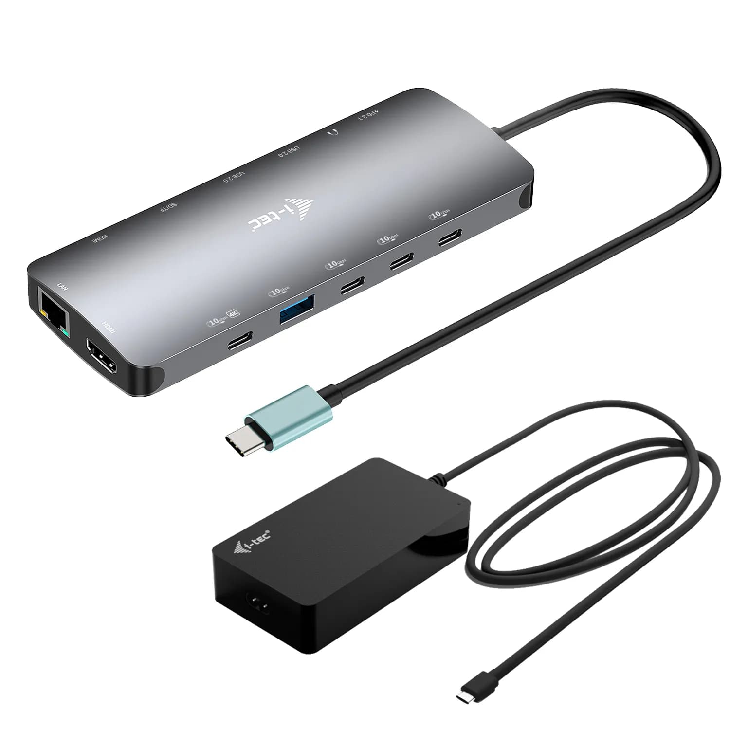 I-TEC USB-C Metal Nano 3x Display Dock, 2x HDMI 1x USB-C vid