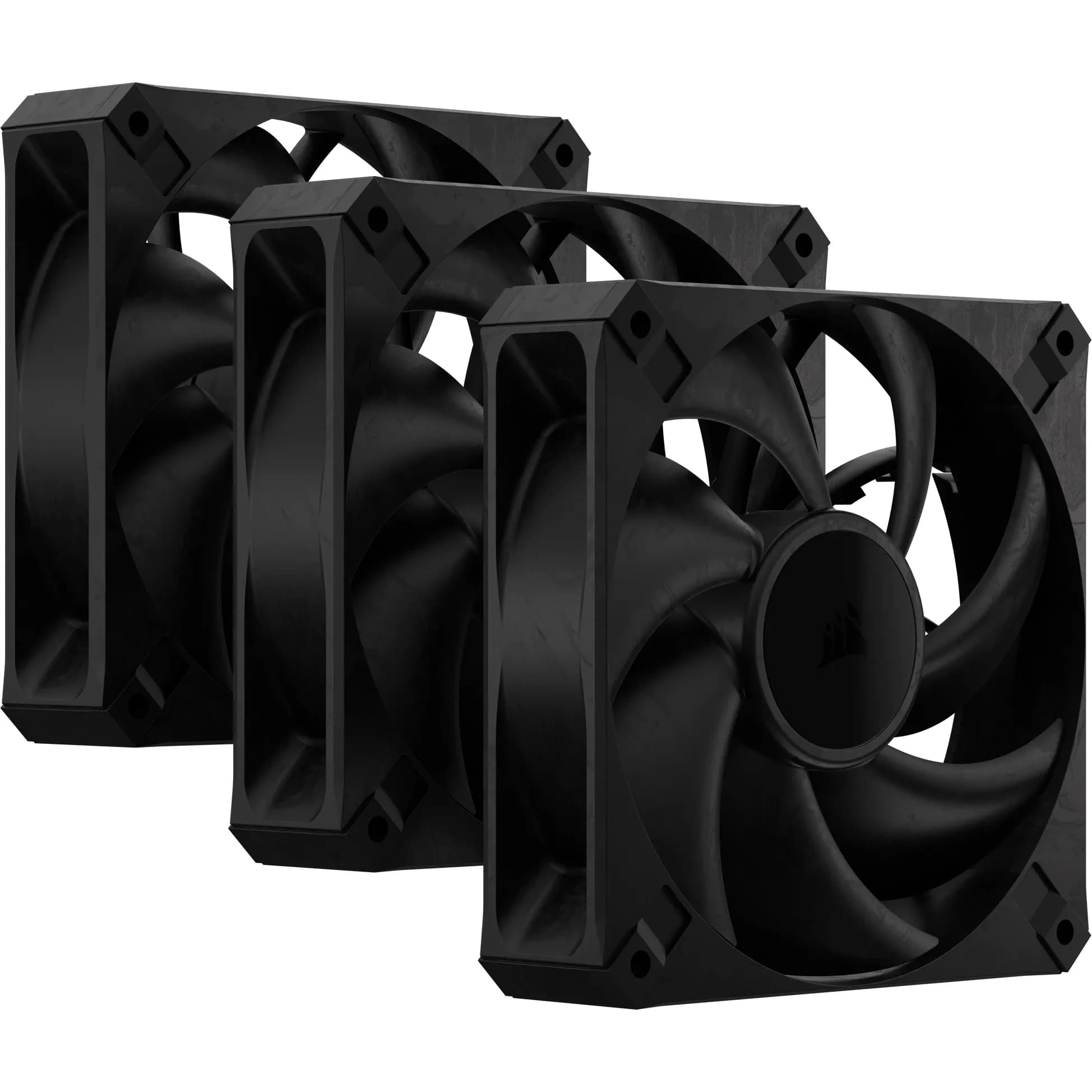 Corsair RS120 MAX 120 mm PWM -kotelotuuletin, 3 kappaleen pakkaus - Musta