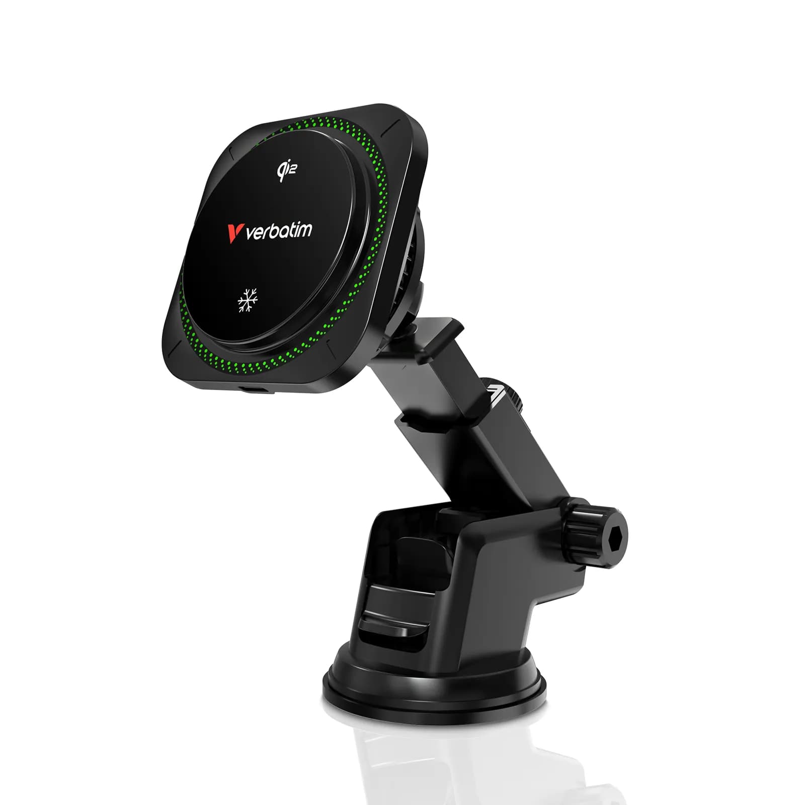 Verbatim Charge "n" Drive Qi2 Magnetic RGB -langaton autolaturi