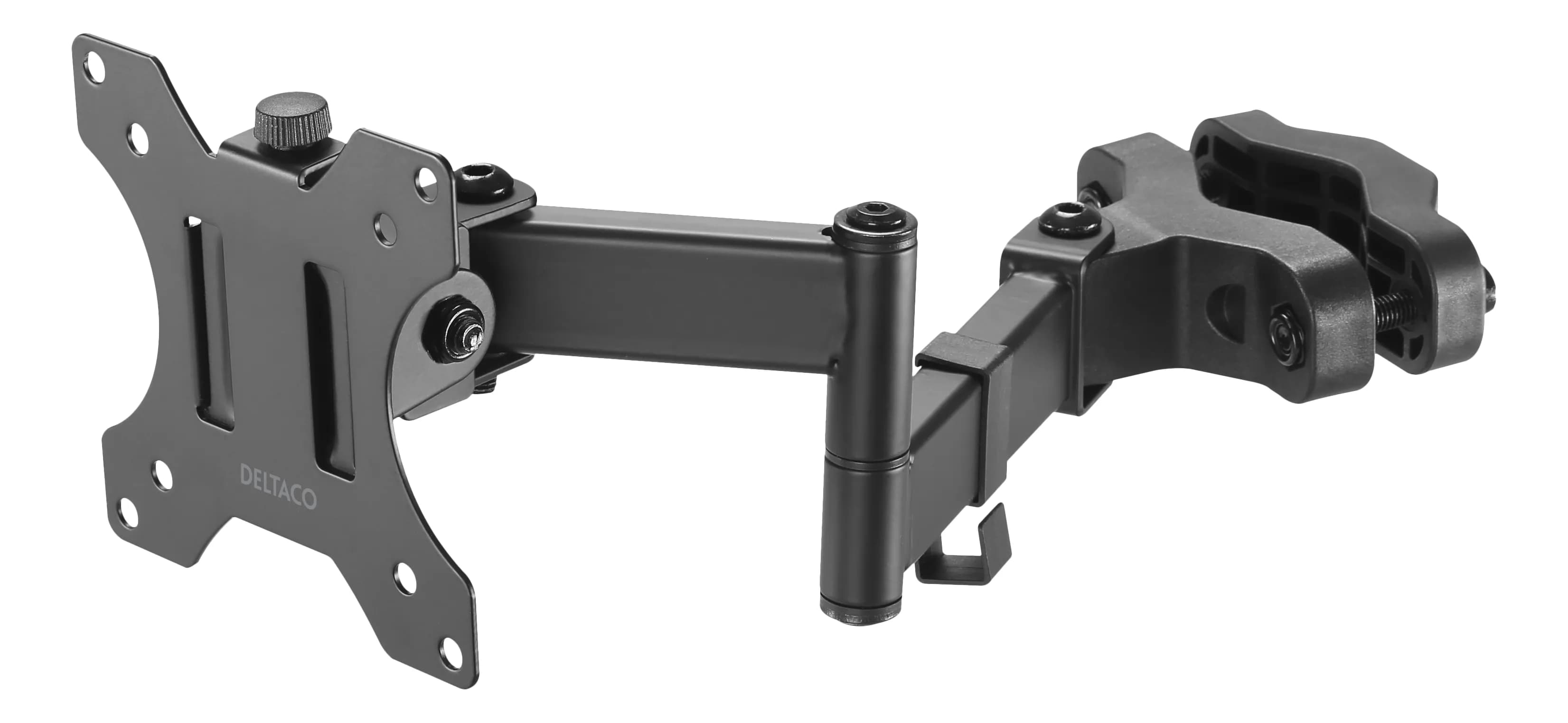 DELTACO ARM-0305-monitorivarsi yhdelle näytölle 17-32"", täysin liikuteltava, 8 kg, musta