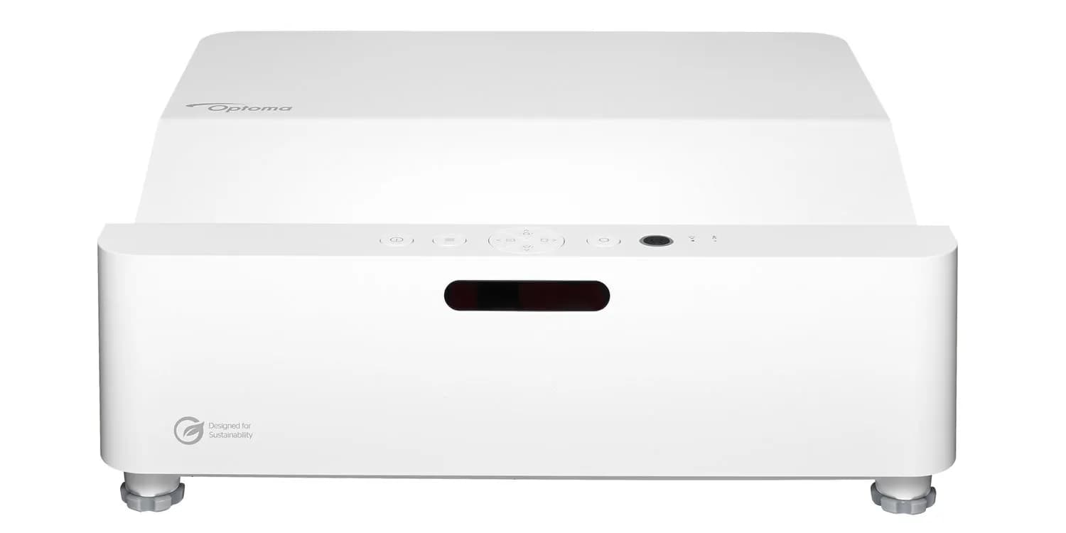 Optoma ZH430UST Ultra Short Throw DLP Full HD 4000 ANSI lm -laserprojektori, valkoinen