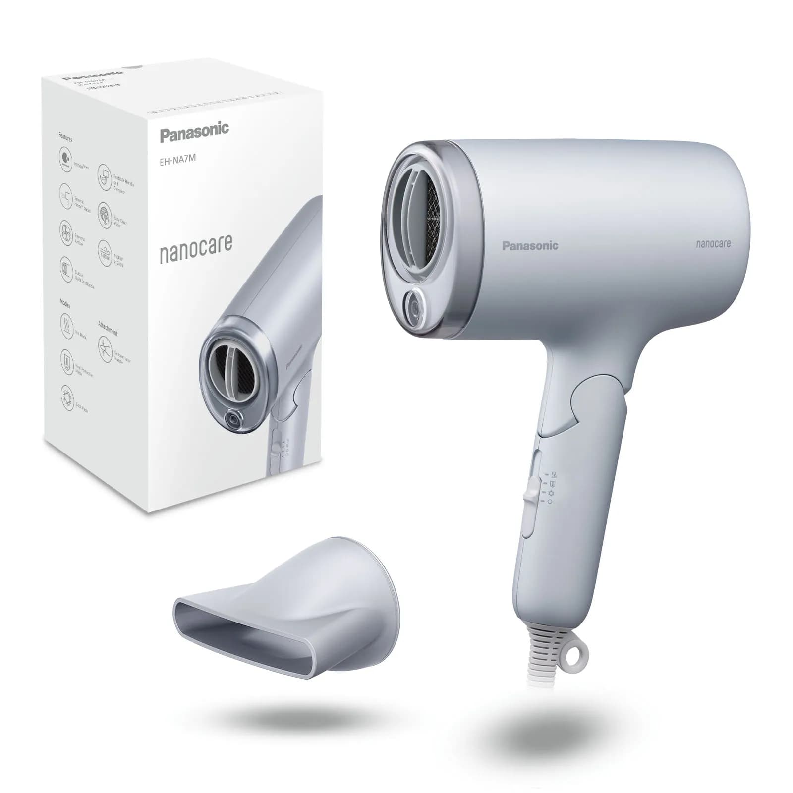 Panasonic nanoe Foldable EH-NA7M, 1600 W -hiustenkuivaaja