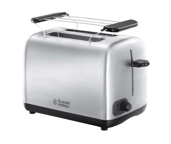 Russell Hobbs Adventure 24080-56 -leivänpaahdin, 2 viipaleita, hopea