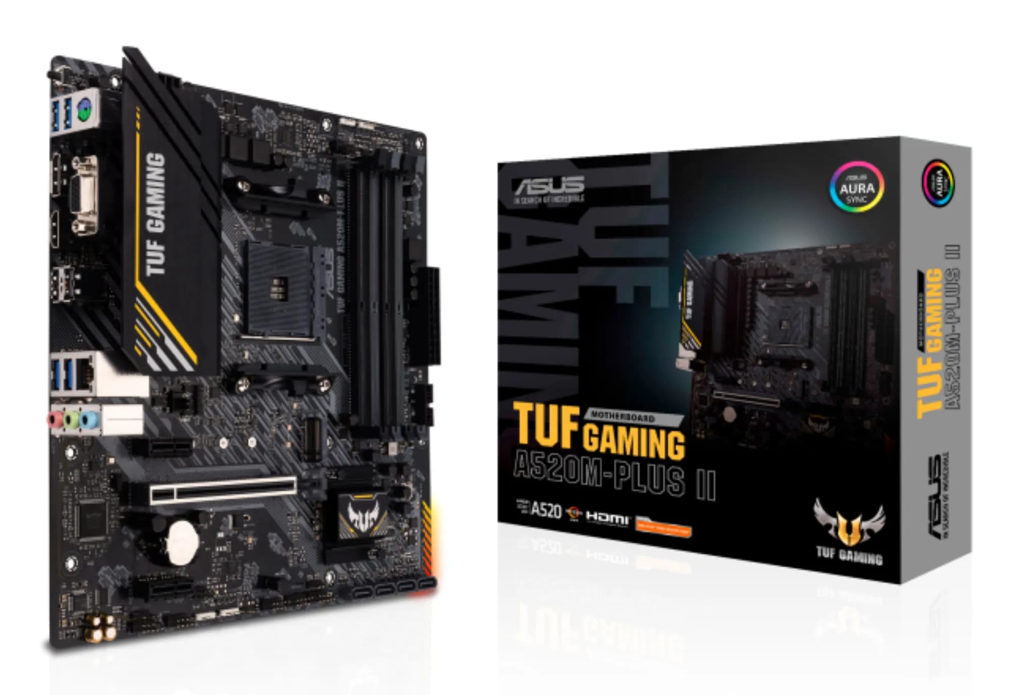 Asus TUF GAMING A520M-PLUS II AM4 mATX -emolevy