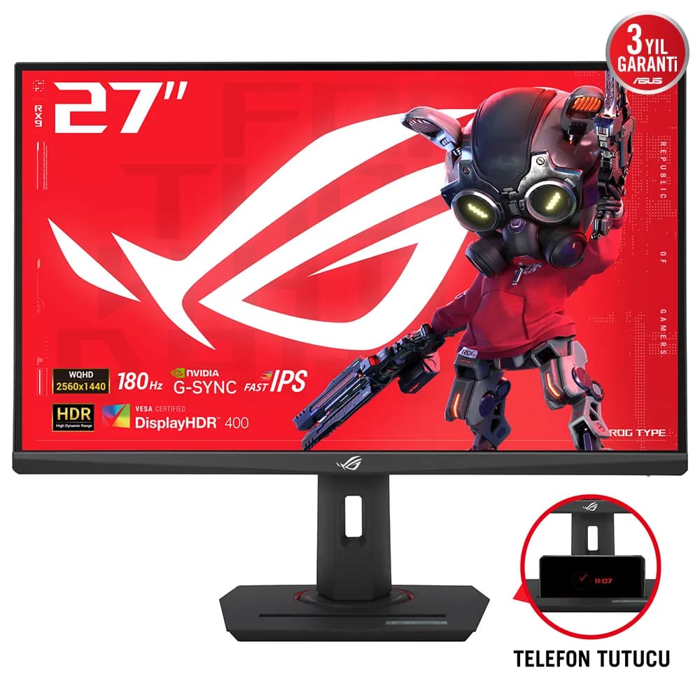 ASUS ROG Strix XG27ACS 27"" QHD, Fast IPS, 180Hz, HDR -pelinäyttö