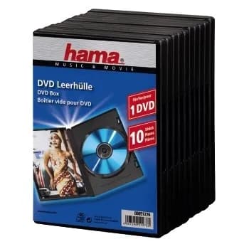DVD-JEW.CASE,10-PACK,BLAC