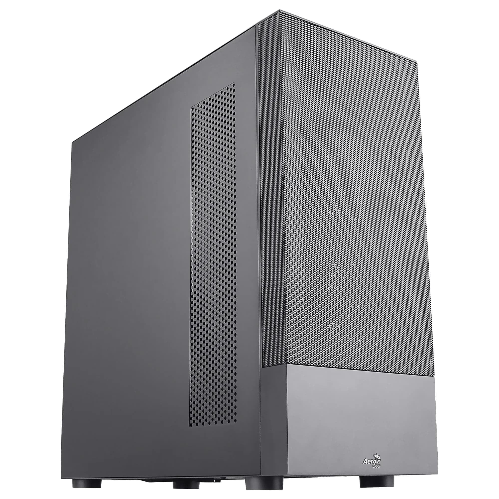 AeroCool ACCM-PB28004.11 -miditornikotelo RGB-valaistuksella, musta
