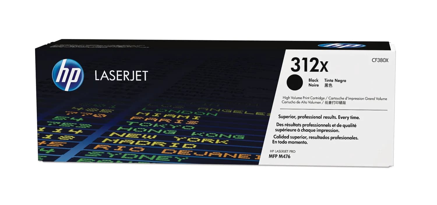 HP 312X -laservärikasetti, musta