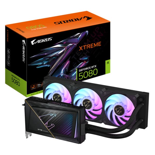 Gigabyte GeForce RTX 5080 Aorus Xtreme Waterforce 16 Gt OC -näytönohjain