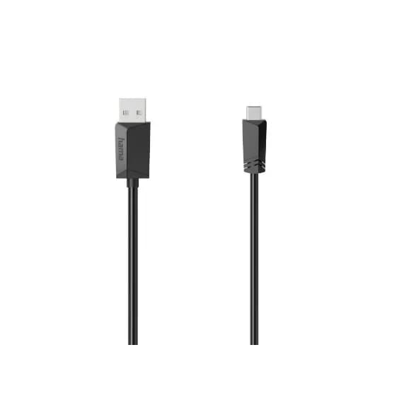 Hama Mini USB -kaapeli, 1,5 m, musta