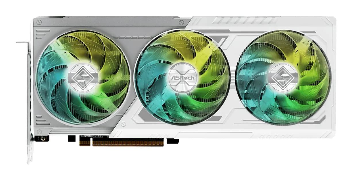 ASRock Radeon RX 9070 XT Steel Legend OC 16 Gt -näytönohjain