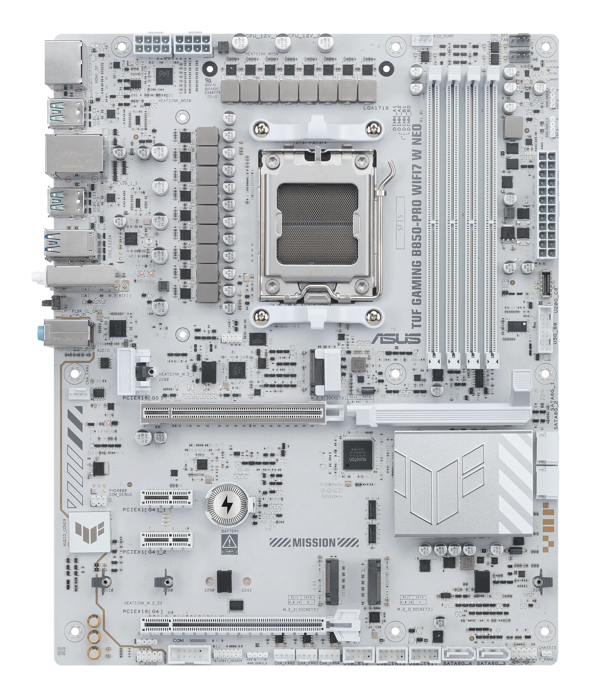 Asus TUF GAMING B850-PRO WiFi 7 W NEO AM5 ATX -emolevy