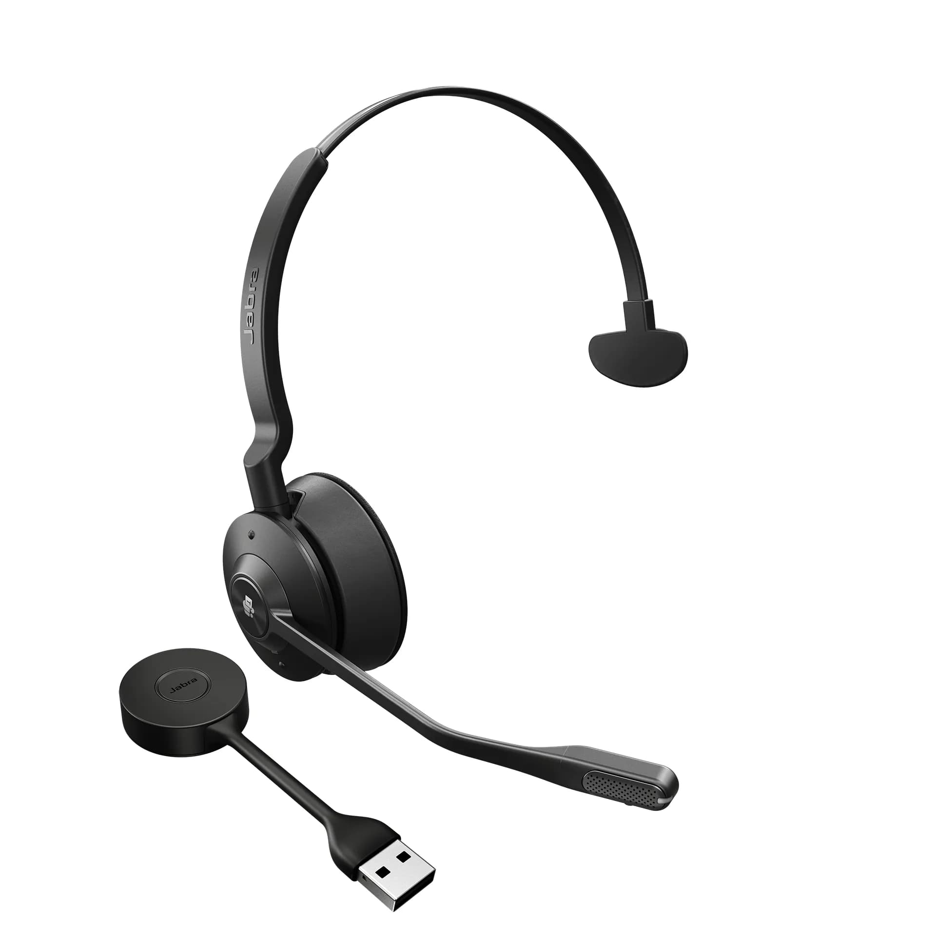 Jabra Engage 55 MS -langaton monokuuloke + USB-A-sovitin, musta