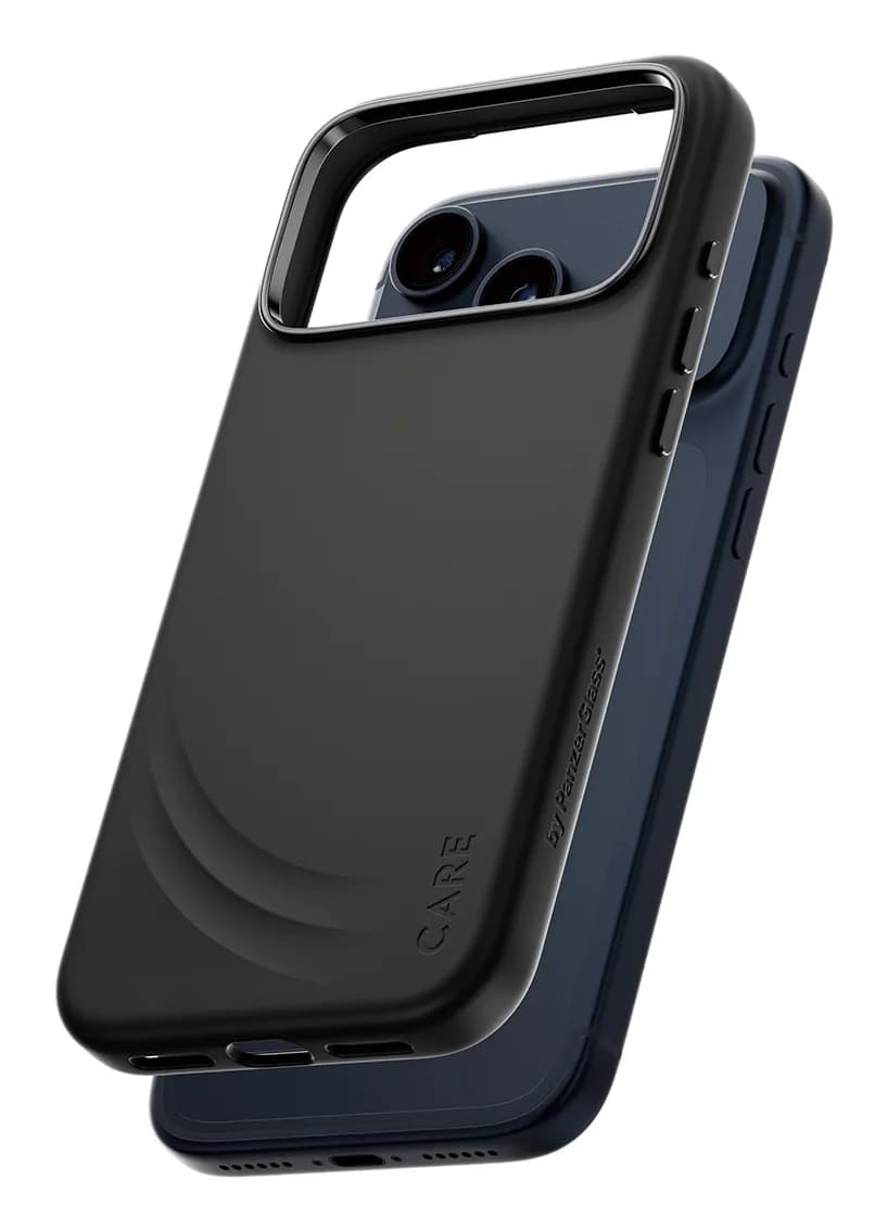 PanzerGlass CARECASE FLOW W. MagSafe, iPhone 17 Pro Max -suojakuori, musta