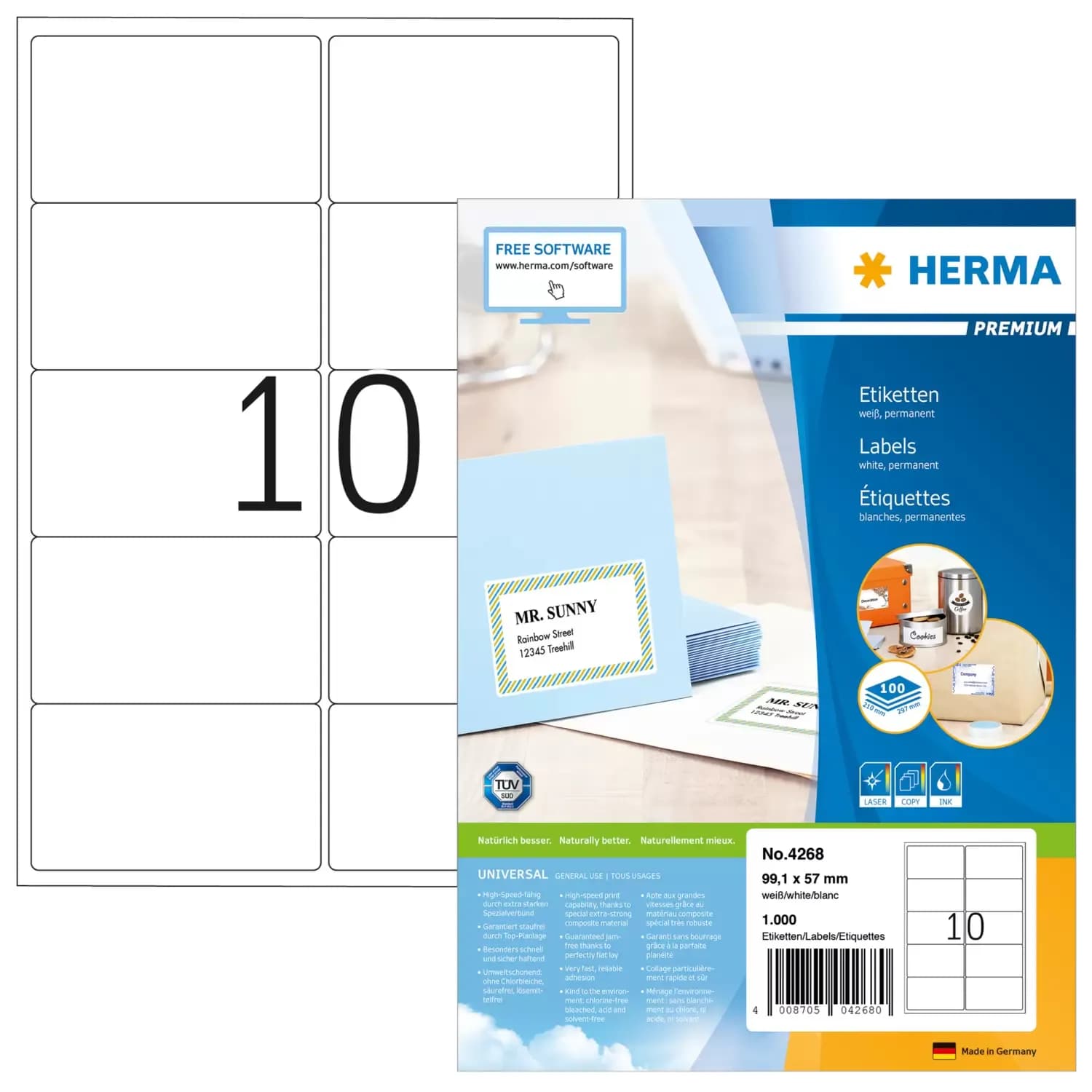 Herma label Premium 99,1x57,0 (1000)