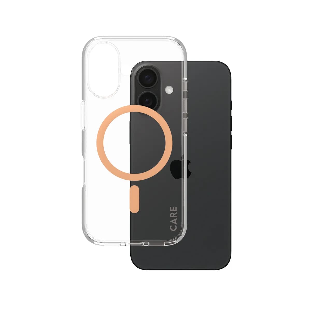 Care by PanzerGlass iPhone 16 MagSafe Urban Combat -suojakuori, Persikka