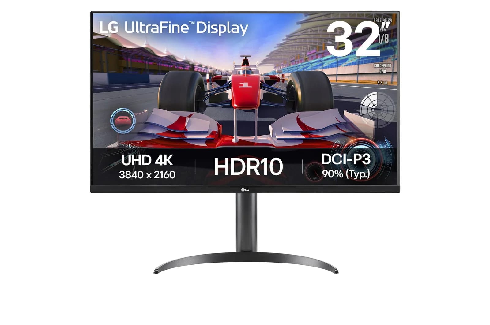 LG 32UR550K-B 32"" UHD, VA -pelinäyttö