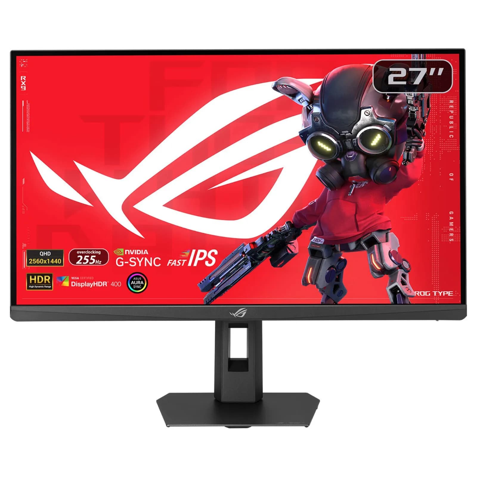 ASUS ROG Strix XG27ACMES 27"" Wide Quad HD, Fast IPS, 255Hz, HDR -pelinäyttö