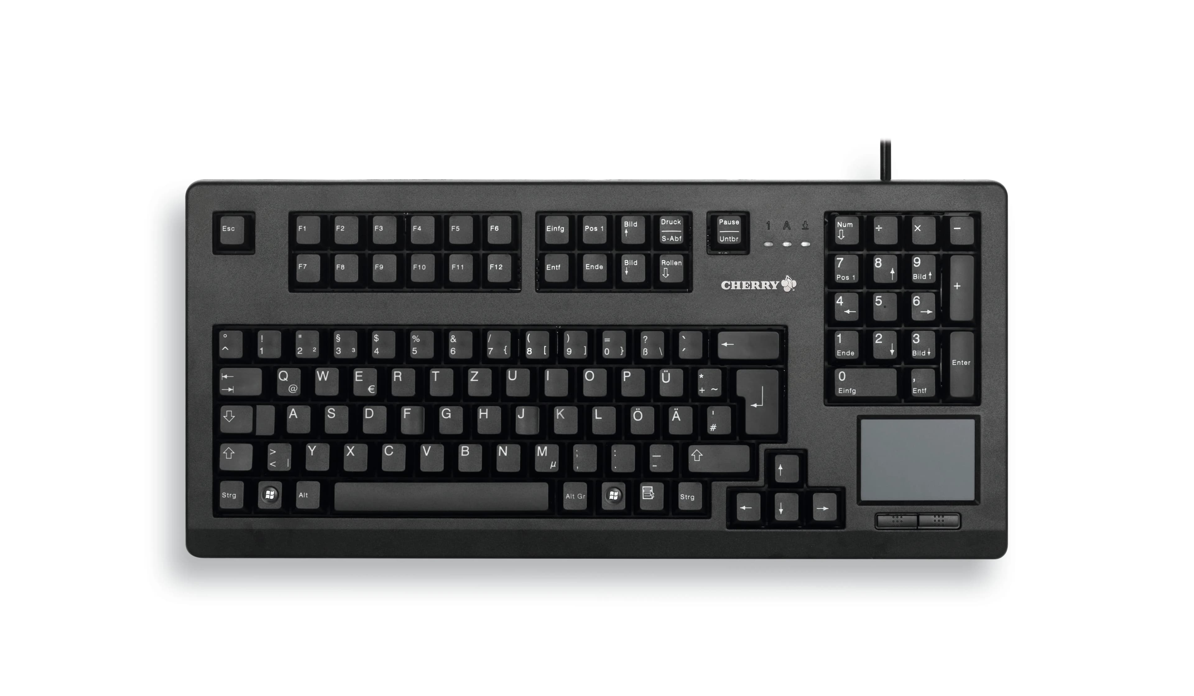 CHERRY G80-11900 TouchBoard -mekaaninen näppäimistö, Gold Crosspoint, musta