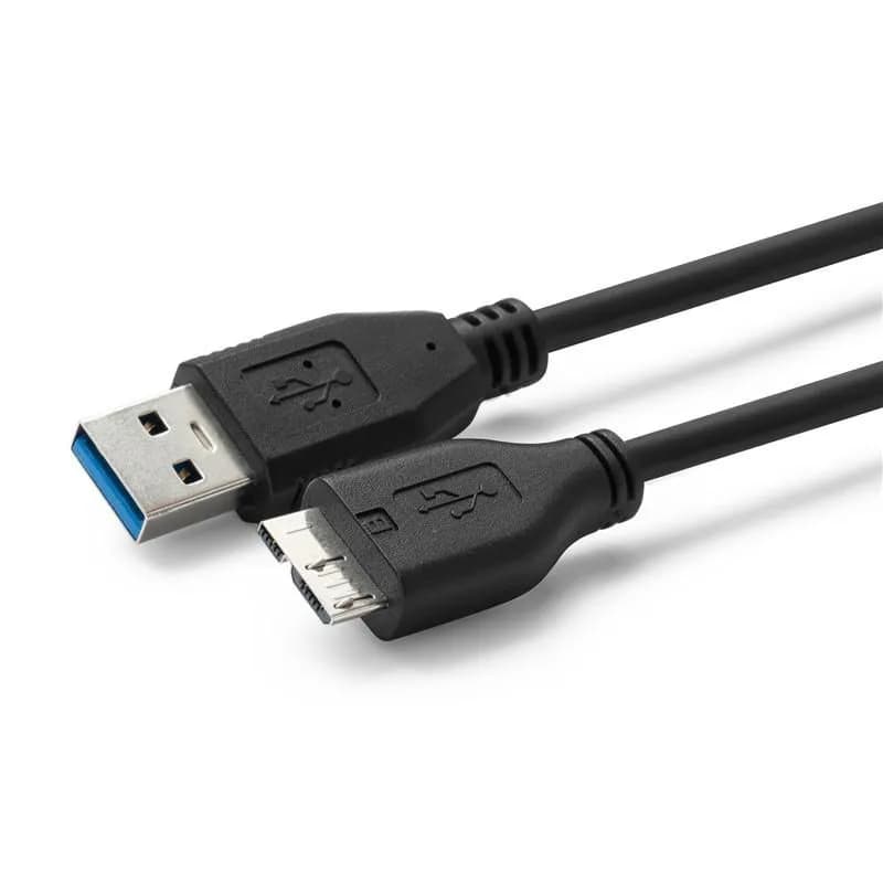 MicroConnect USB 3.2 Gen 1 USB-A – Micro-USB B -kaapeli, 3 m, musta