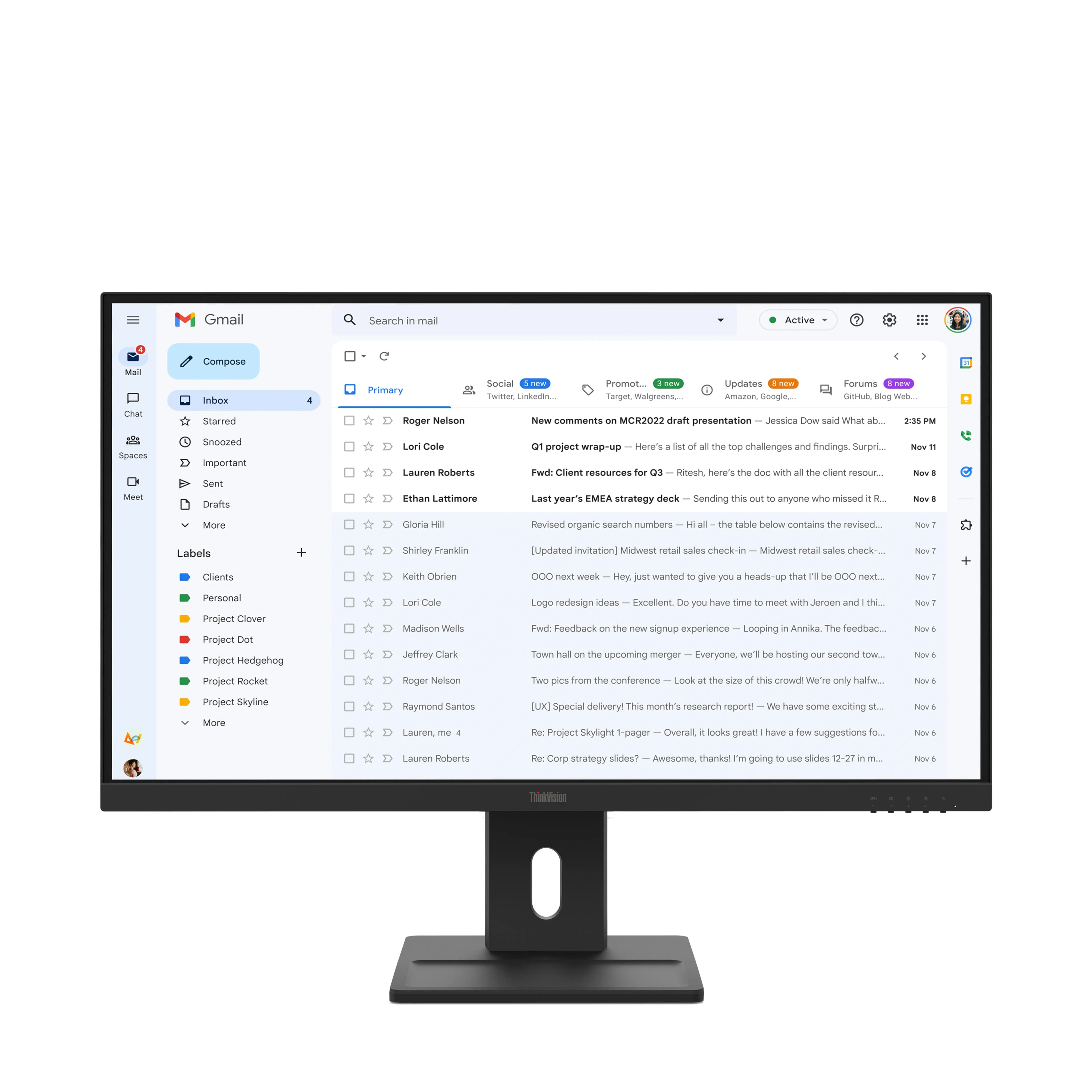 Lenovo ThinkVision E27-40 27"" Full HD, IPS -näyttö