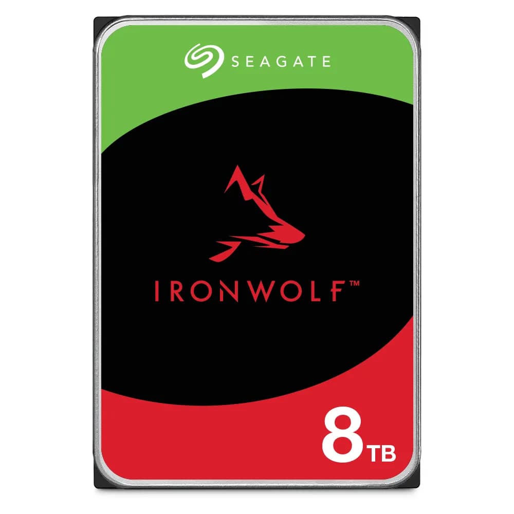 Seagate IronWolf 3.5"" 8 Tt, 5400 RPM, 256 MB, SATA III -kovalevy (NAS)