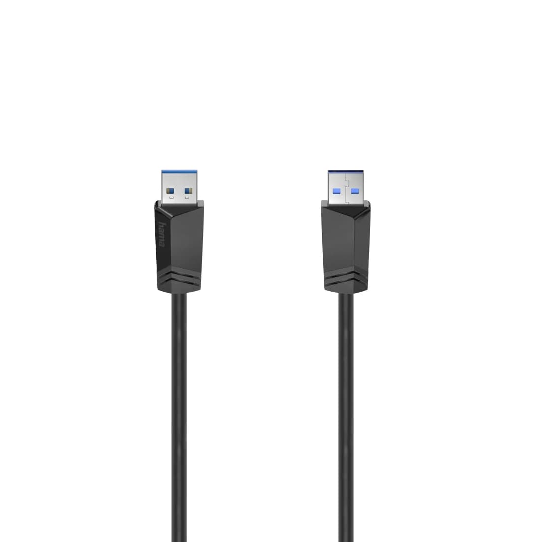 Hama HA-00200624 USB-A -kaapeli, 1,5 m, musta