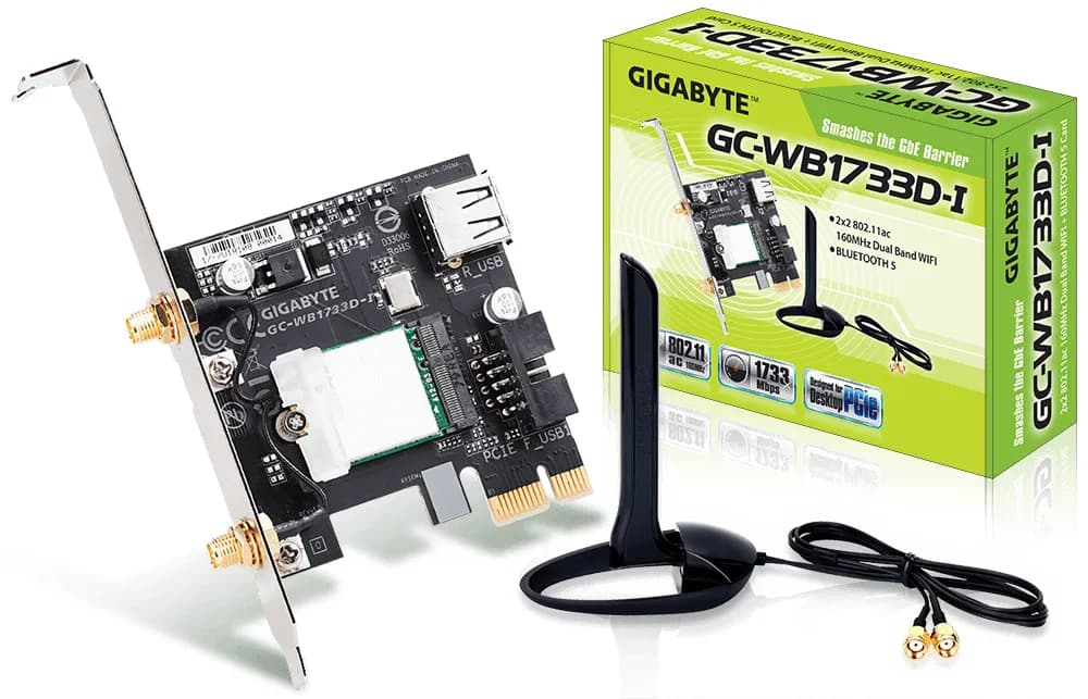 Gigabyte Wlan & Bluetooth 5.0 (PCIe x1)