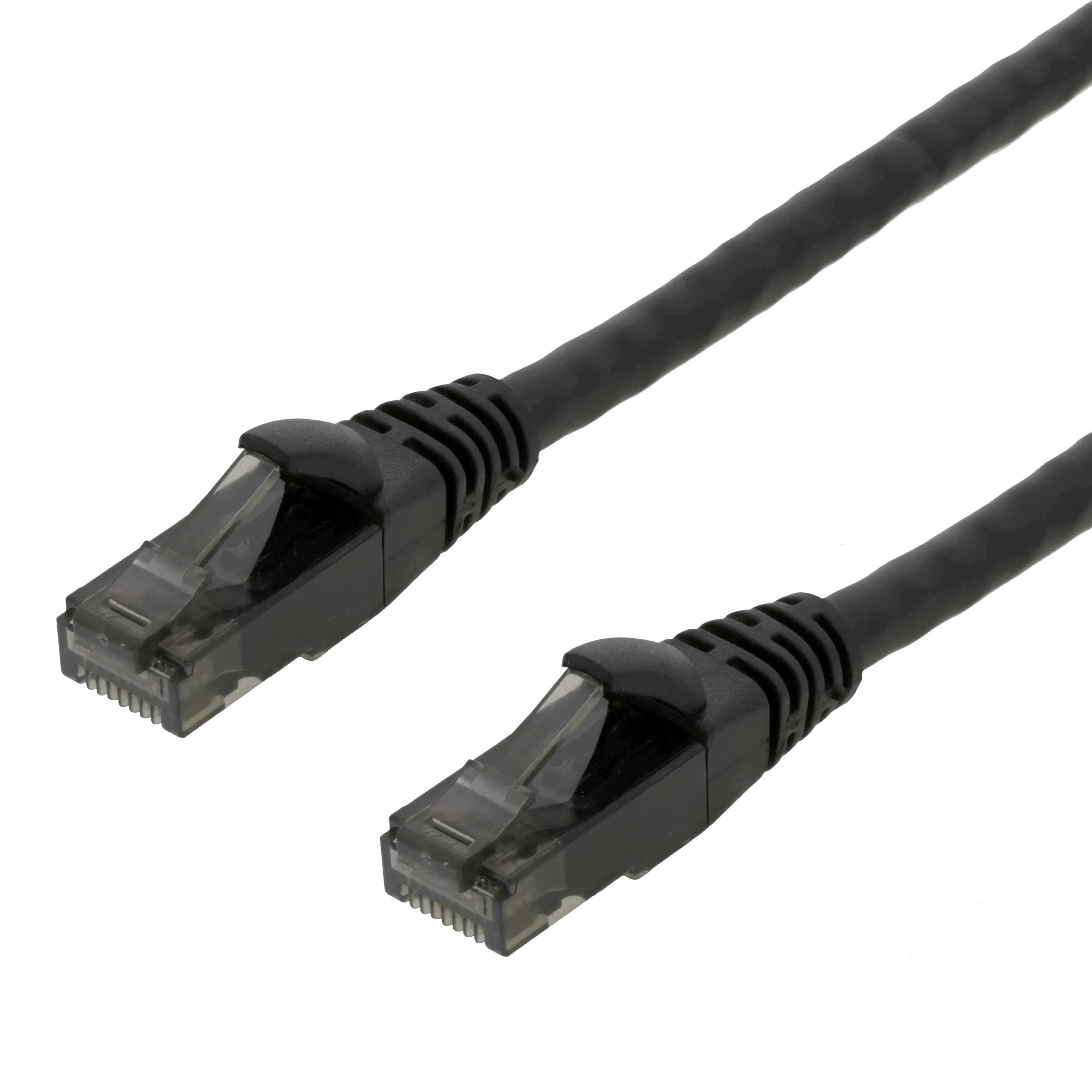 Deltaco Cat6 U/UTP RJ45 2m -verkkokaapeli, musta