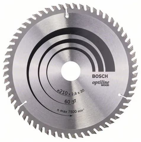Bosch circular saw blade OP WO H 210x30-60 - 2608641190