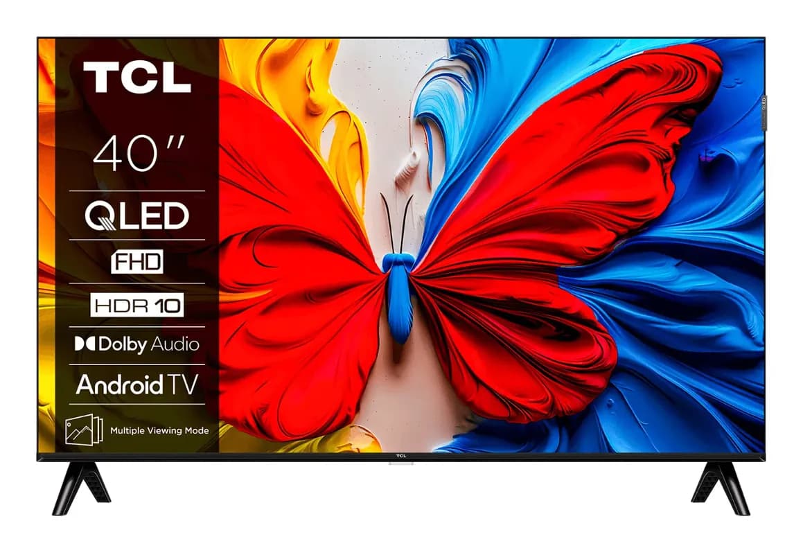 TCL 40V5C 40"" Full HD QLED Google TV, 60 Hz, HDR10, HLG